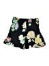 Zara Basic Floral Black Shorts Size XS - photo 2