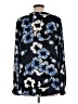 Lord & Taylor 100% Polyester Blue Long Sleeve Blouse Size L - photo 2