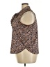 J.Crew 365 100% Polyester Animal Print Brown Sleeveless Blouse Size XXL - photo 5