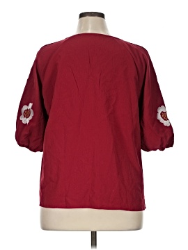 Shein Curve 3/4 Sleeve Blouse (view 2)