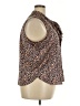 J.Crew 365 100% Polyester Animal Print Brown Sleeveless Blouse Size XXL - photo 4