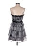City Studio 100% Polyester Gray Cocktail Dress Size 5 - 6 - photo 2