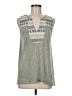 Tiny Gray Green Sleeveless T-Shirt Size M - photo 1