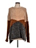 Solutions 100% Polyester Color Block Brown Pullover Sweater Size L - photo 1
