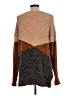 Solutions 100% Polyester Color Block Brown Pullover Sweater Size L - photo 2