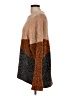 Solutions 100% Polyester Color Block Brown Pullover Sweater Size L - photo 5