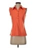 Sigrid Olsen Orange Sleeveless Blouse Size S - photo 1