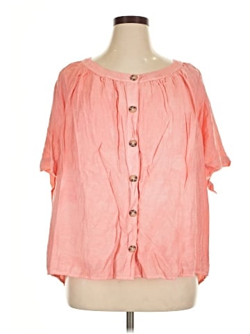 Cj Banks Short Sleeve Blouse (view 1)