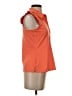 Sigrid Olsen Orange Sleeveless Blouse Size S - photo 4