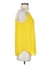Ann Taylor LOFT 100% Polyester Yellow Sleeveless Blouse Size XS - photo 4