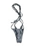 Unbranded Metallic Gray Blue Swimsuit Top Size S (estimated) - photo 1