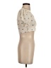 Cider Ivory Short Sleeve Blouse Size S - photo 4
