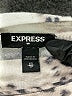 Express Outlet Animal Print Ivory Long Sleeve Blouse Size XS - photo 3