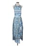 Lulus 100% Polyester Paisley Blue Casual Dress Size S - photo 1