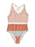 Cupshe Print Orange One Piece Swimsuit Size L - photo 1