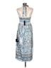 Lulus 100% Polyester Paisley Blue Casual Dress Size L - photo 2