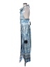 Lulus 100% Polyester Paisley Blue Casual Dress Size S - photo 5