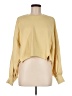 FRAME 100% Pima Cotton Yellow Long Sleeve Blouse Size M - photo 1