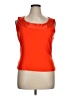 St. John Orange Sleeveless Top Size XL - photo 1