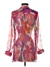 Soft Surroundings 100% Polyester Pink 3/4 Sleeve Blouse Size S (petite) - photo 2