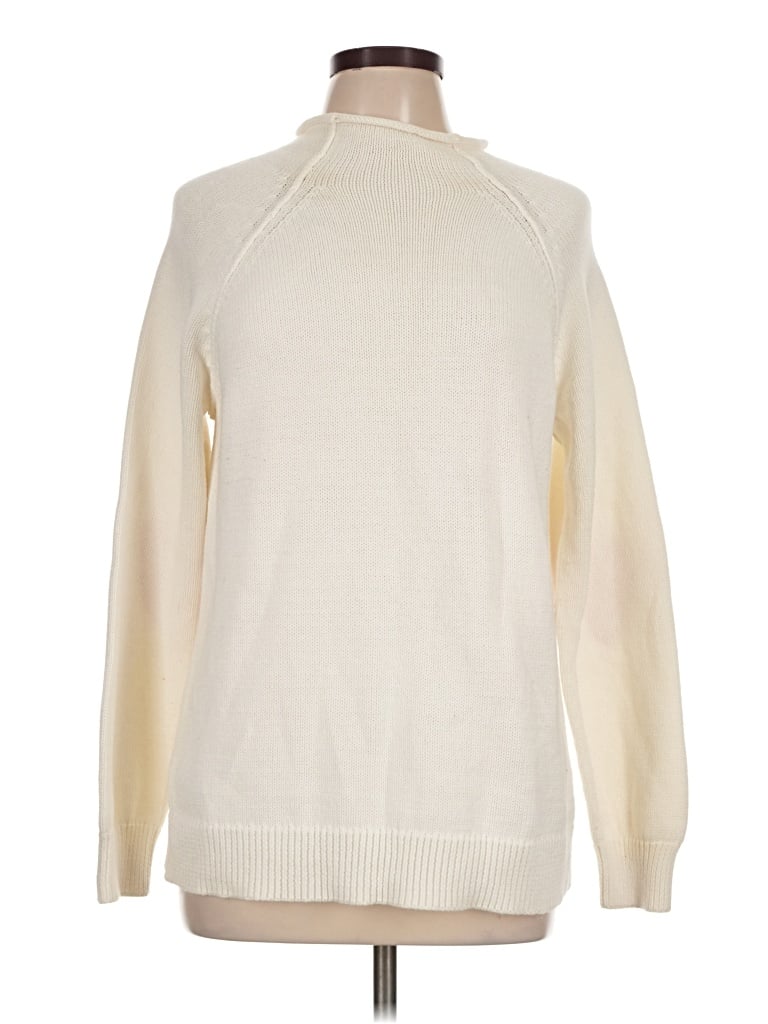 Pre-owned Crown & Ivy Turtleneck Sweater In Ivory