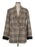 Ella Moss Plaid Gray Tan Blazer Size M - photo 1