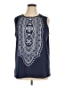 Dana Buchman Blue Sleeveless Blouse Size XL - photo 1