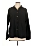 Unbranded 100% Polyester Black Long Sleeve Blouse Size L - photo 1