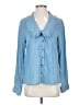 Walter Baker Blue Long Sleeve Blouse Size S - photo 1