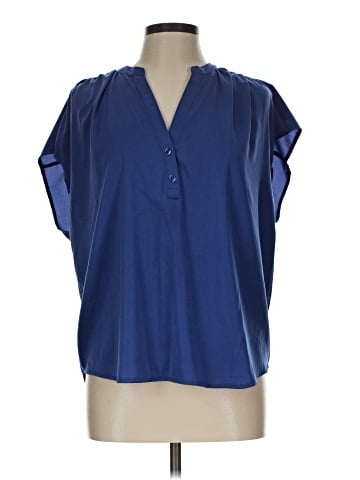 Banana Republic Factory Store Short Sleeve Blouse (view 1)
