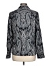Ann Taylor Paisley Silver Long Sleeve Blouse Size 12 - photo 2