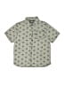Mickey Mouse 100% Cotton Hearts Gray Short Sleeve Button-Down Shirt Size 9 - photo 1