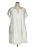 Universal Thread Solid White Casual Dress Size 1X - photo 1