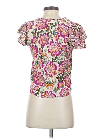 Nicole Miller Artelier Short Sleeve Blouse (view 2)
