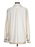 Ann Taylor LOFT 100% Polyester Ivory Long Sleeve Blouse Size L - photo 2