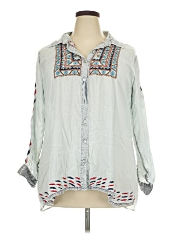 Scully 3/4 Sleeve Blouse (view 1)