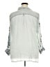 Scully 100% Viscose Silver 3/4 Sleeve Blouse Size 2X - photo 2