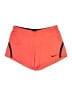 Nike 100% Polyester Solid Orange Athletic Shorts Size M - photo 1