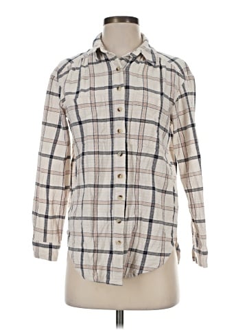 Pilcro Long Sleeve Button-Down Shirt (view 1)