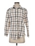 Pilcro Plaid Ivory Long Sleeve Button-Down Shirt Size XS - photo 1