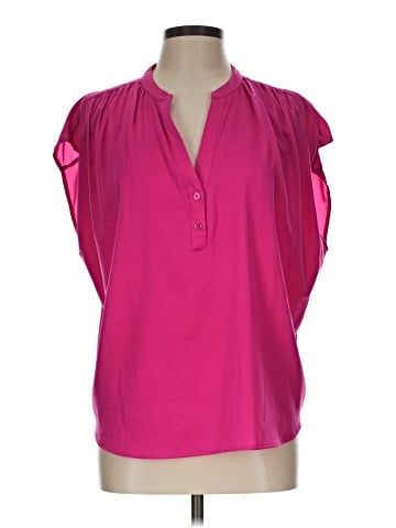Banana Republic Factory Store Short Sleeve Blouse (view 1)