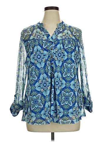 Juniper + Lime Long Sleeve Blouse (view 1)