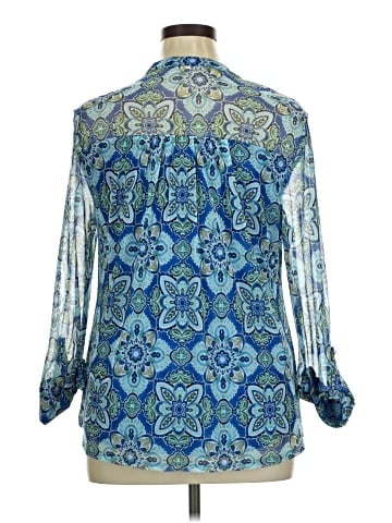 Juniper + Lime Long Sleeve Blouse (view 2)