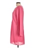 Everly 100% Polyester Solid Pink Casual Dress Size L - photo 5