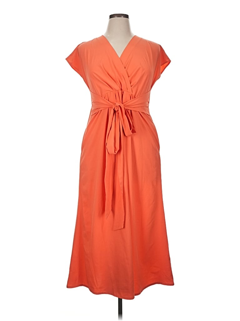 Pre-owned Halara Casual Dress In Orange