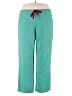 Assorted Brands Color Block Teal Casual Pants Size XL - photo 1