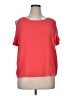 Madison 100% Polyester Red Short Sleeve Top Size 1X - photo 1