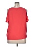 Madison 100% Polyester Red Short Sleeve Top Size 1X - photo 2