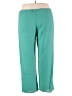 Assorted Brands Color Block Teal Casual Pants Size XL - photo 2