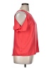 Madison 100% Polyester Red Short Sleeve Top Size 1X - photo 4